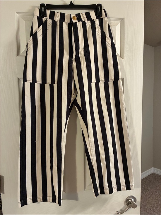 Big Bud Press Pants - Big Bud Press Striped Work Pants - Size Small Petite